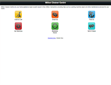 Tablet Screenshot of miltoncleanercentre.com